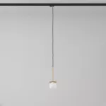 Cotton 200 fi100 track max.1x1,9W, G9, 230V kolor złota (gładki mat) (przewód czarny)