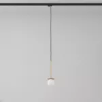 Cotton 250 fi100 track max.1x1,9W, G9, 230V kolor złota (gładki mat) (przewód czarny)