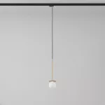 Cotton 300 fi100 track max.1x1,9W, G9, 230V kolor złota (gładki mat) (przewód czarny)