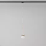 Cotton 350 fi100 track max.1x1,9W, G9, 230V kolor złota (gładki mat) (przewód czarny)