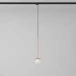 Cotton 400 fi100 track max.1x1,9W, G9, 230V kolor złota (gładki mat) (przewód czarny)