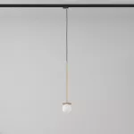 Cotton 450 fi100 track max.1x1,9W, G9, 230V kolor złota (gładki mat) (przewód czarny)