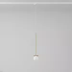 Cotton 450 fi100 track max.1x1,9W, G9, 230V kolor złota (gładki mat) (przewód transparentny)