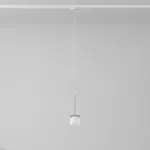 Cotton 200 fi100 track max.1x1,9W, G9, 230V kolor srebra (gładki mat) (przewód transparentny)