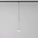 Cotton 300 fi100 track max.1x1,9W, G9, 230V kolor srebra (gładki mat) (przewód czarny)