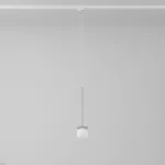 Cotton 350 fi100 track max.1x1,9W, G9, 230V kolor srebra (gładki mat) (przewód transparentny)