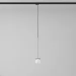 Cotton 400 fi100 track max.1x1,9W, G9, 230V kolor srebra (gładki mat) (przewód czarny)