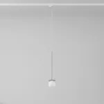 Cotton 400 fi100 track max.1x1,9W, G9, 230V kolor srebra (gładki mat) (przewód transparentny)