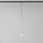 Cotton 500 fi100 track max.1x1,9W, G9, 230V srebrny aluminiowy (mat struktura) RAL 9006 (przewód czarny)