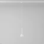 Cotton 200 fi100 track max.1x1,9W, G9, 230V biały sygnałowy (mat struktura) RAL 9003 (przewód transparentny)