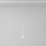 Cotton 300 fi100 track max.1x1,9W, G9, 230V biały sygnałowy (mat struktura) RAL 9003 (przewód transparentny)