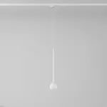 Cotton 450 fi100 track max.1x1,9W, G9, 230V biały sygnałowy (mat struktura) RAL 9003 (przewód transparentny)