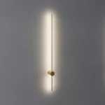 Line kinkiet LED A2/9,58W/862lm/930/kolor złota (gładki mat-962)