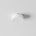 ABA ECONOMY 285 plafon 2x23W, E27, 230V, biały sygnałowy (mat struktura) RAL 9003