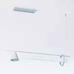 INVIDIA wisząca LED FLEX 14W/1750lm/3000K, 230V + SLM PremiumColor, L13, 10W/1287lm/55D/930, 230V, srebrny aluminiowy (mat struktura) RAL 9006