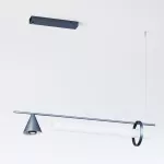 INVIDIA wisząca LED FLEX 14W/1750lm/3000K, 230V + SLM PremiumWhite, L13, 10W/1393lm/25D/930, 230V, szary grafitowy (mat) RAL 7024