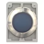 M30I-FL-B Lampka sygn. 30mm,płaska,niebieska, stal nierdz.