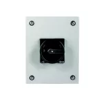 P3-63/SE3/SVB-SW Rozłącznik ZAŁ-WYŁ, 3 bieg., 63A, w obudowie ze stali, pokrętło pokrętło czarne z blokadą na kłódkę