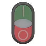 M22S-DDLF-GR-X1/X0 Napęd przycisku podwójnego, podświetlane