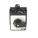 T3-3-8342/Z Przełącznik Zał.-Wył., 6 bieg., 32 A, 90 °, montaż rozłączny, pokrętło czarne bez możliwości blokady