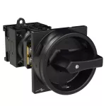 T0-2-15679/V/SVB-SW Rozłącznik główny, 3 bieg. + 1 NO, 20 A, funkcja awaryjnego zatrzymania , 90 °, blok. na kłódkę w pozycji Wył., montaż rozłączny, pokrętło czarne z blokadą na kłódkę