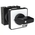 T0-1-15321/E Przełącznik ZAŁ., Styki: 1, samopowrót w pozycji 1, 20 A, tabliczka: I1, 45 °, z samopowrotem, montaż natablicowy, pokrętło czarne bez możliwości blokady