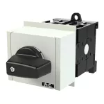 T0-4-8213/IVS Przełącznik zasilania, Styki: 8, 20 A, tabliczka: 1-0-2, 60 °, bez samopowrotu, montaż na szynę TH, pokrętło czarne bez możliwości blokady