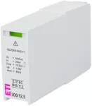 MOD.ETITEC M60 T12 300/12,5 Moduł wymienny ogranicznika przepięć T1, T2 (B, C) na szyny prądowe 60 mm