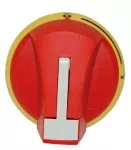 CLBS-EH125/01YR Rączka drzwiowa czołowa i boczna prawa żółto-czerwona