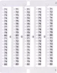 ES-NU0851580 Oznacznik 71 do 80 (100 szt.)