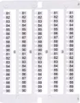 ES-NU0851590 Oznacznik 81 do 90 (100 szt.)