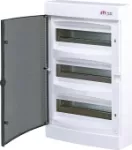 ECT36PT-s Obudowa natynkowa 3 rzędy po 12 mod. drzwi transparentne