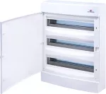 ECT 3x18PO-s Obudowa natynkowa 3 rzędy po 18 mod. drzwi białe