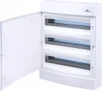 ECT 3x18PO-s Obudowa natynkowa 3 rzędy po 18 mod. drzwi białe