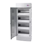 ECM48PT-s Obudowa podtynkowa 4 rzędy po 12 mod. drzwi transparentne