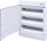 ECM 3x18PO-s Obudowa podtynkowa 3 rzędy po 18 mod. drzwi białe