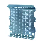 PM3x18RJ Płyta montażowa perforowana pod gniazdko i 8 adapterów RJ