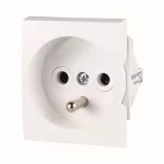 ECMEDIA-FR Gniazdo wtyczkowe 45x45mm z bolcem
