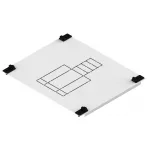 CP 1-2 E12 M 3P Osłona 1xEB2/ED2 125,160,250A 3P i 4 mod. (250x300)