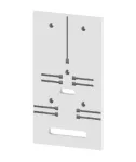 TL 1/3F Deska licznikowa z elementami montażowymi