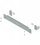 BL-UR 4 Belka usztywniająca z możliwością regulacji głębokości, szerokość 4 (1000) (1kpl.)