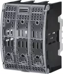 PTIP 00 2M6-2M6 3p Podstawa bezpiecznikowa NH - NH00 / 160 A / 3P / AC 690 V / osłona zacisków + pokrywa