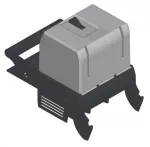 MPFMU KVL-1 3p Elektromechaniczna kontrola stanu bezpieczników (AM), 2-biegunowa, wielkość 1