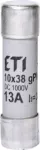 CH10x38 gPV 13A/1000V DC Wkładka topikowa cylindryczna PV
