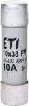 CH10x38 gR 10A/900V AC/DC Wkładka topikowa cylindryczna PV gR 900V