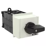 T0-6-8271/IVS Przełącznik krokowy, Styki: 12, 20 A, tabliczka: 1-4, 45 °, 4 kroki, 45°, bez samopowrotu, montaż na szynę TH, pokrętło czarne bez możliwości blokady