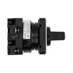 T0-1-15431/E Przełącznik zasilania, Styki: 2, 20 A, tabliczka: HAND-0-AUTO, 45 °, bez samopowrotu, montaż natablicowy, pokrętło czarne bez możliwości blokady