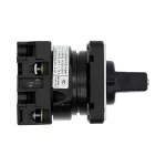 T0-1-15431/E Przełącznik zasilania, Styki: 2, 20 A, tabliczka: HAND-0-AUTO, 45 °, bez samopowrotu, montaż natablicowy, pokrętło czarne bez możliwości blokady