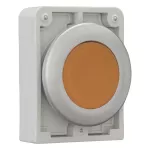 M30C-FDRL-A Podśw.przycisk 30mm płaski,bez sam., bursztynowy