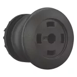 M22S-DP-S-X Przycisk grzybkowy czarny, bez opisu